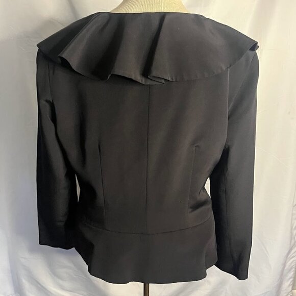 Neiman Marcus Black Silk Evening jacket - Picture 3 of 7